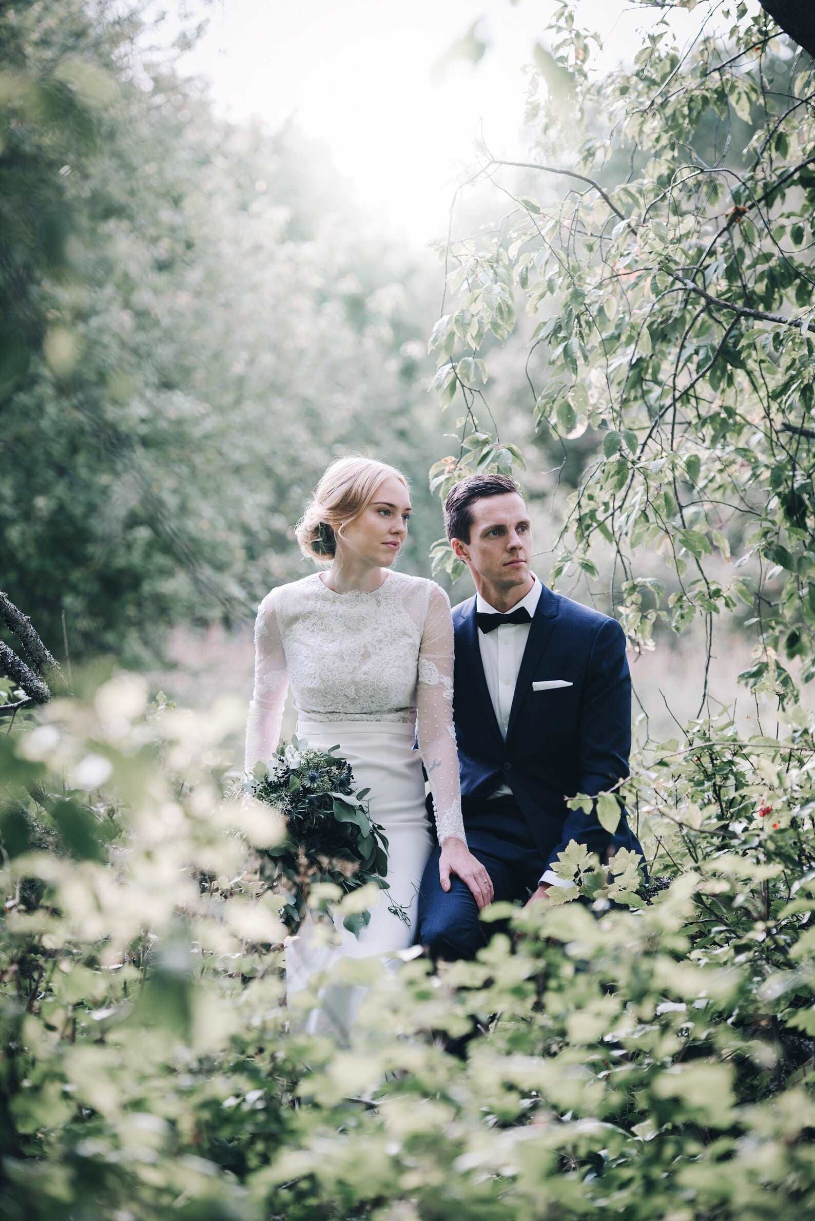 Polka Dot Chantilly Lace Fit & Flare Wedding Dress | Shop A.Cherie Light Ivory / US12 Polka Dot Chantilly Lace Fit & Flare Wedding Dress | Shop A.Cherie Light Ivory / US12