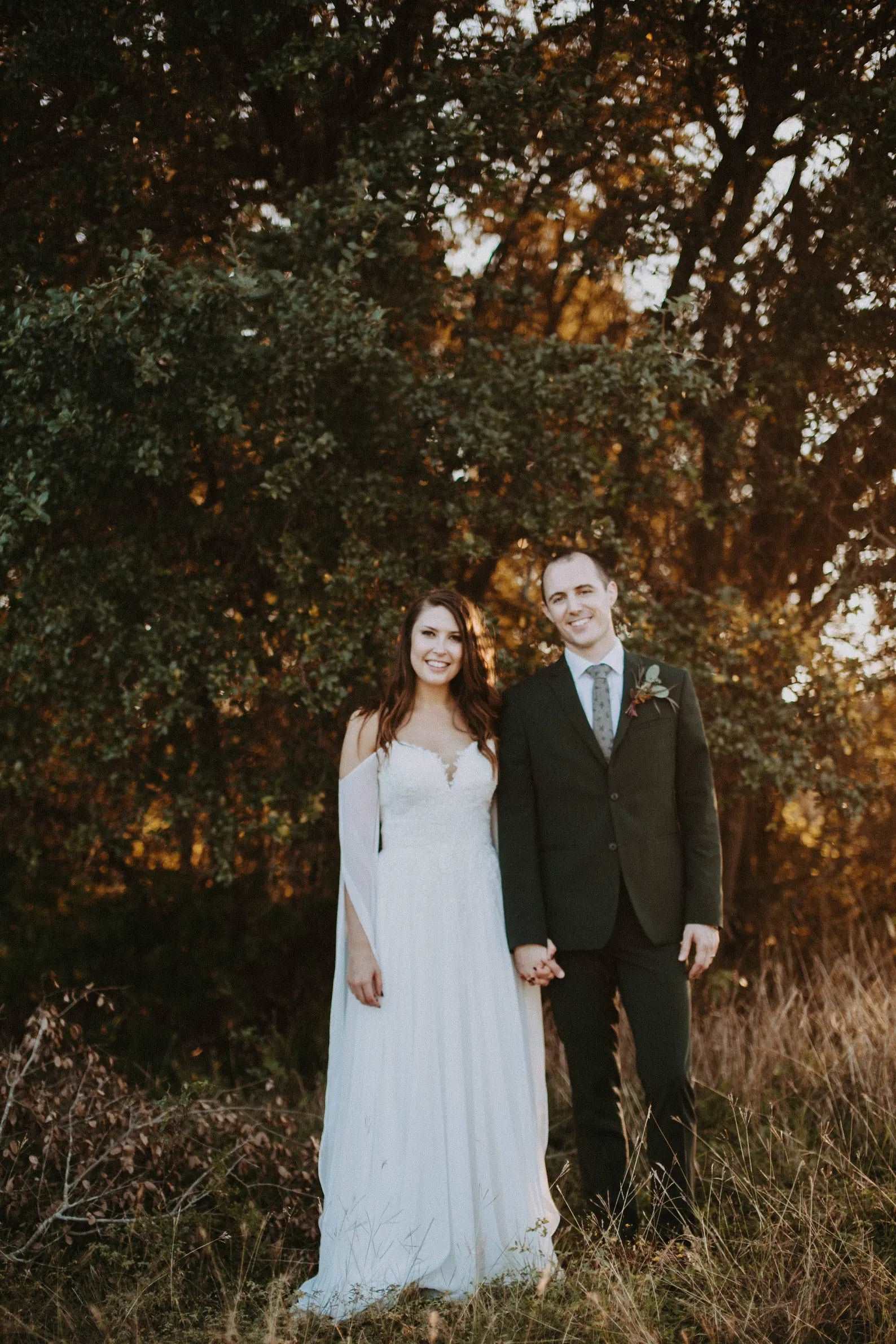 Boho Style Off Shoulder Chiffon Sheath Wedding Dress Meghan - A.Cherie Couture Shop