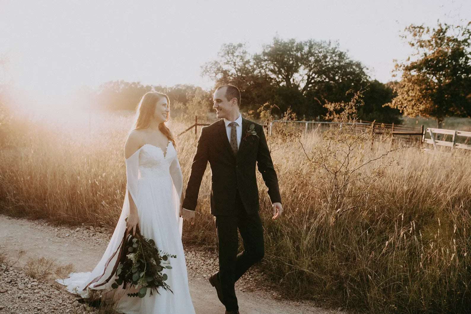 Boho Style Off Shoulder Chiffon Sheath Wedding Dress Meghan - A.Cherie Couture Shop