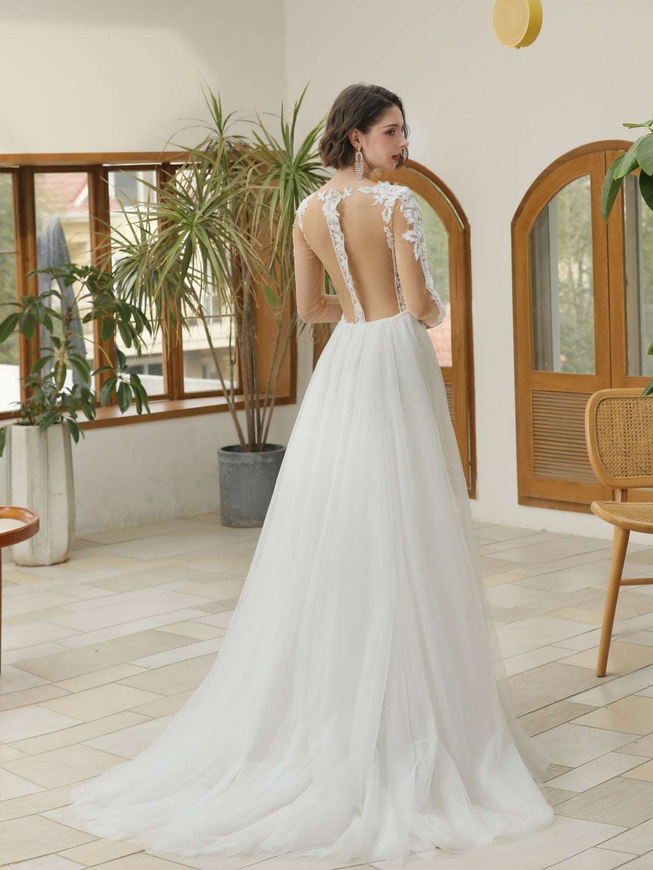Crepe fit and flare dress best sale