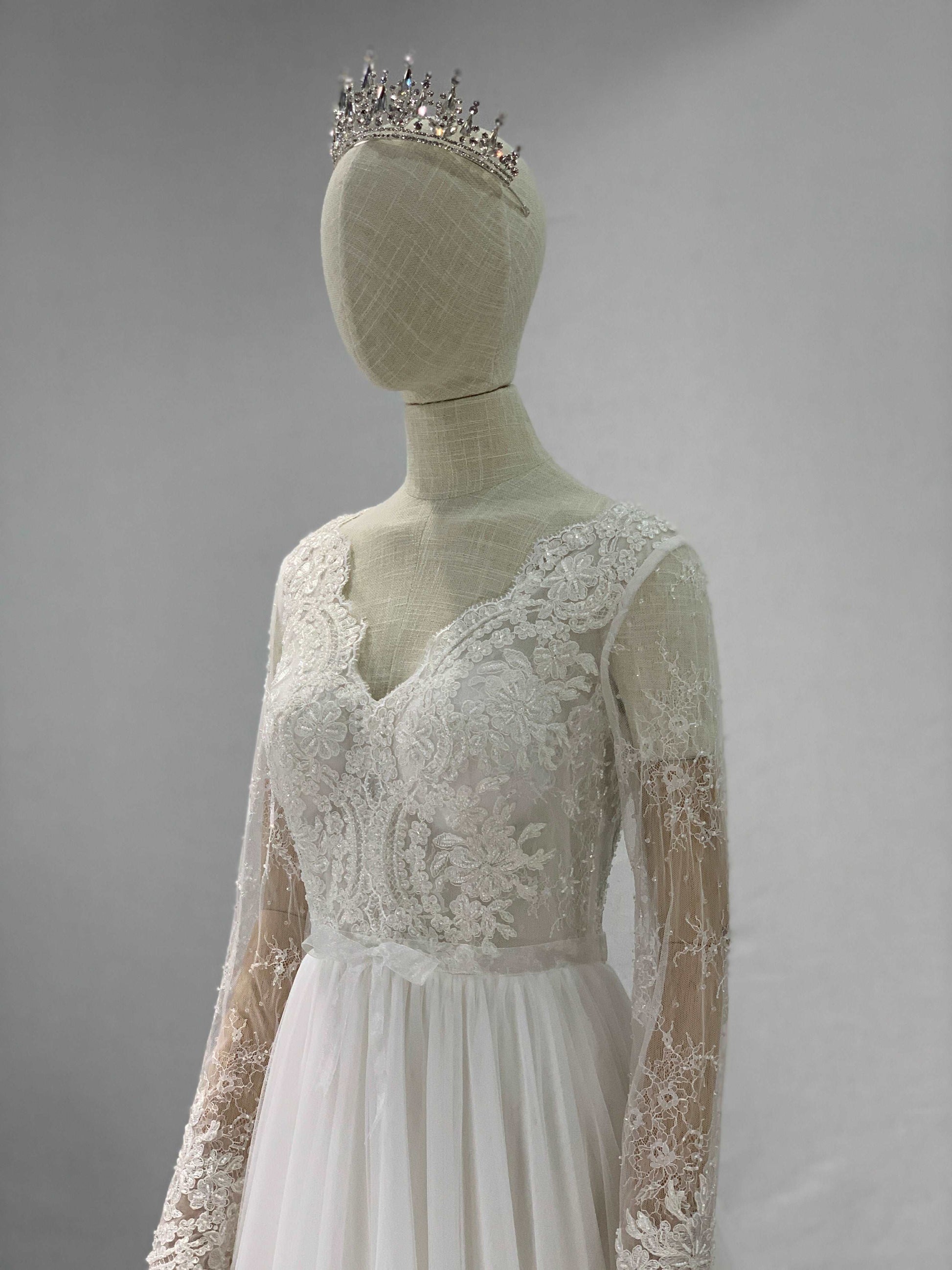 layered wedding dresses for sale Layered Tulle A-Line Wedding Dress 12 / Off White