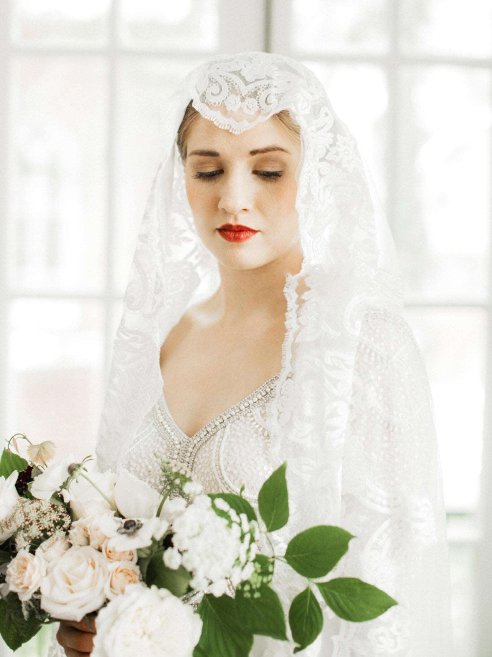 ACherieCouture Custom Royal Length Veil, Drop Style Veil, Mantilla Style Veil, Lace Edge Veil, Long Veil, Long Bridal Veil, Unique Lace Veil, Custom Veil