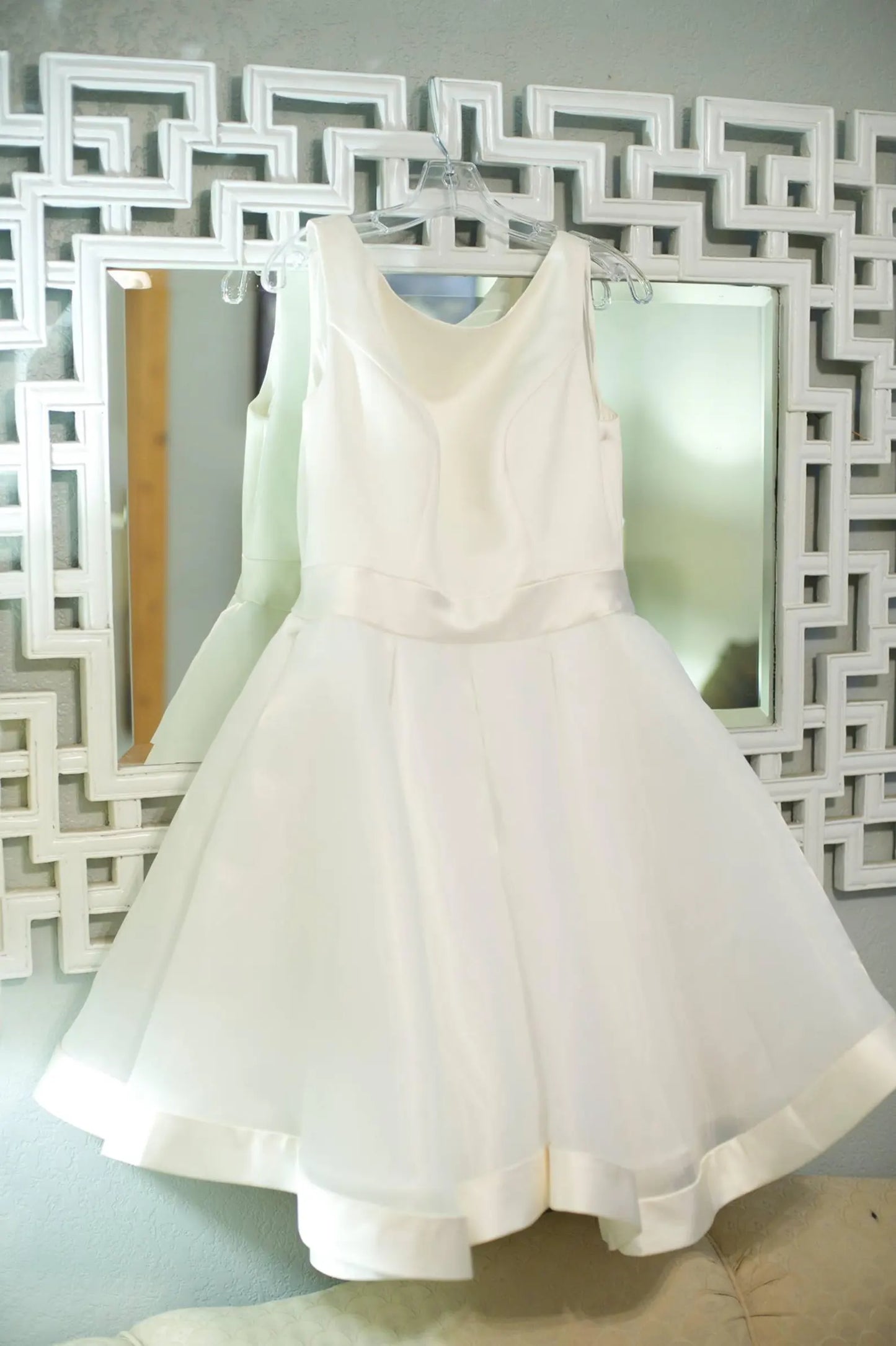 Short Retro Style A-Line Wedding Dress Marilyn - A.Cherie Couture Shop